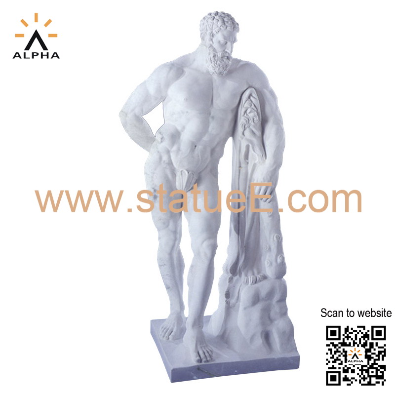 marble Farnese Hercules statue